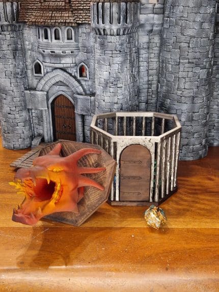 Handmade Dragon’s Wrath Dice Jail – Zähme deine rebellischen Würfel