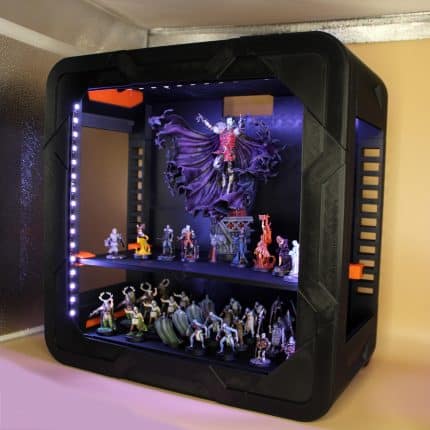 Acryl Miniatur Display Case Tech Skin - für Tabletop und große Figuren