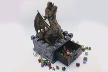 Dragon's Keep Dice Tower - Mittelalterliche Würfelaufbewahrung