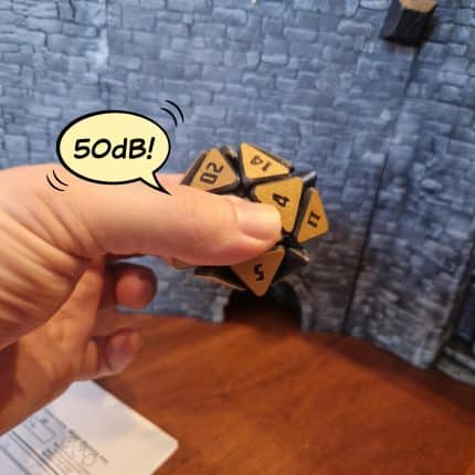 Silent Handmade customizable Squishy D20 Fidget Dice – Crushable Stress Relief Die